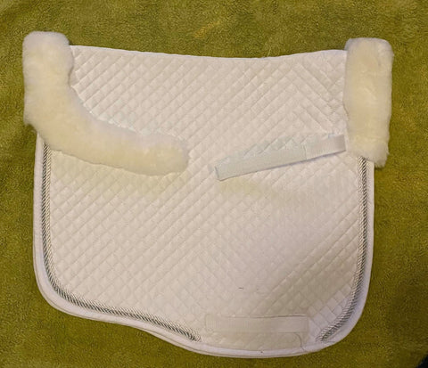 Saddle Pad - White ( No Logo )