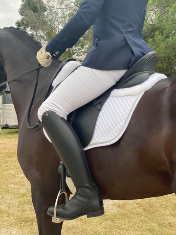 Saddle Pad - White ( No Logo )