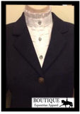 Frill Shirt - White Frill / Navy Tee