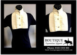 Frill Shirt - Cream Frill / Navy Tee